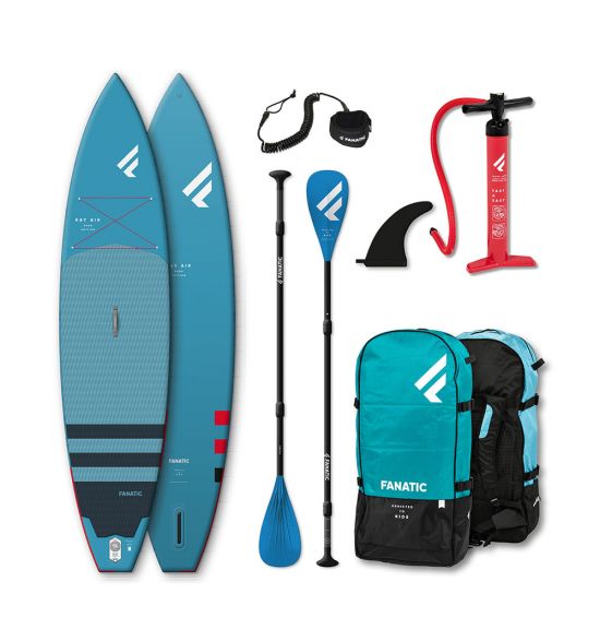 Fanatic Ray Air 12'6" Blue 2021 Inflatable SUP package